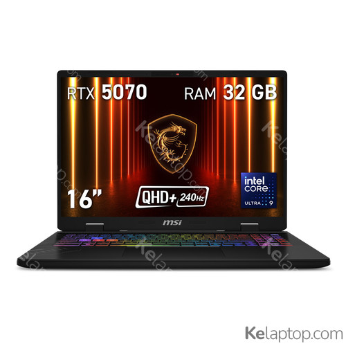 MSI Crosshair 16 HX AI D2XWGKG-262ES Specs MSI Crosshair 16 HX AI D2XWGKG-262ES Specs