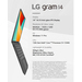 LG Gram 14Z90RU-G.AP52A1 Ausstattung LG Gram 14Z90RU-G.AP52A1 Ausstattung